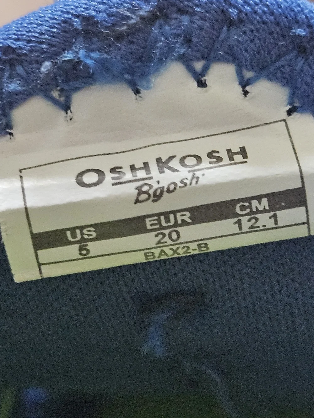 OshKosh B'gosh Navy and Lime Kids Outdoor Sandals